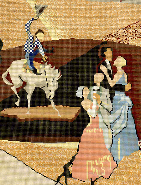 Pershing Center mural